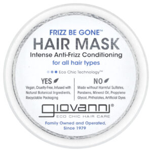 Giovanni Frizz Be Gone™ Máscara Capilar Condicionador Intenso Anti-frizz 295 ml (10 fl oz)