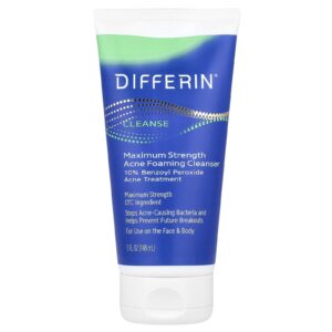 Cetaphil Differin® Espuma de Limpeza para Acne de Força Máxima 148 ml (5 fl oz)