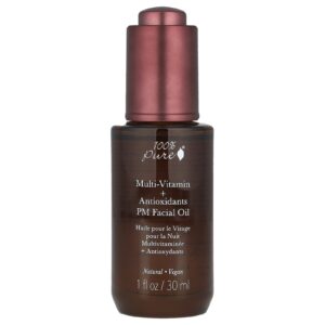 100% PURE Óleo Facial PM com Multivitamínico + Antioxidantes 30 ml (1 fl oz)