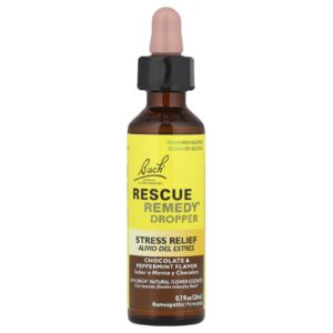 Bach Conta-gotas RESCUE Remedy® Alívio do Estresse Chocolate e Hortelã-Pimenta 20 ml (07 fl oz)