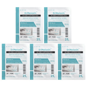 Dr.Melaxin Pacote de Máscara de Beleza para Limpeza dos Poros 5 Folhas 25 g (088 oz) Cada
