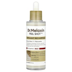 Dr.Melaxin Peel Shot Ampola de Arroz Esfoliante Para Todos os Tipos de Pele 80 ml (27 fl oz)