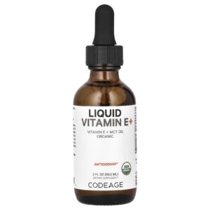 Codeage Vitamina E+ Líquida Sem Sabor 592 ml (2 fl oz)