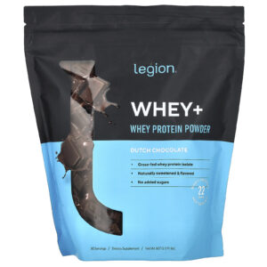 Legion Athletics Whey+ Proteína Whey em Pó Chocolate Holandês 867 g (191 lb)