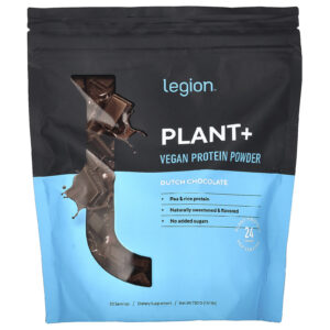 Legion Athletics Plant+ Proteína em Pó Vegana Chocolate Holandês 730 g (161 lb)