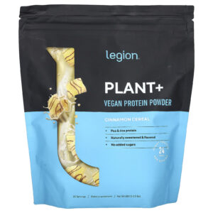 Legion Athletics Plant+ Proteína em Pó Vegana Cereal com Canela 680 g (15 lb)
