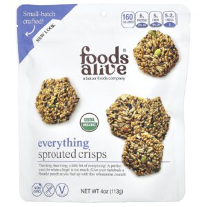 Foods Alive Sprouted Crisps Tudo 113 g (4 oz)