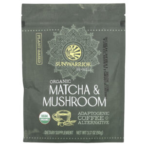 Sunwarrior Matcha e Cogumelos Orgânicos 90 g (317 oz)