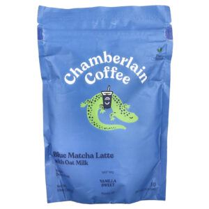 Chamberlain Coffee Latte Matcha Azul com Leite de Aveia 283 g (10 oz)