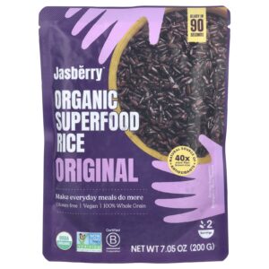 Jasberry Superalimento de Arroz Orgânico Original 200 g (705 oz)