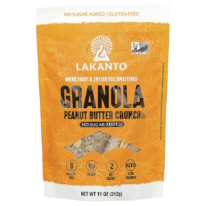 Lakanto Granola Manteiga de Amendoim Crocante 312 g (11 oz)