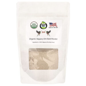 J&R Port Trading Organic Slippery Elm Bark Powder 4 oz