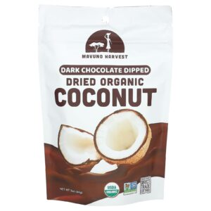 Mavuno Harvest Coco Orgânico Desidratado Chocolate Amargo Coberto com 84 g (3 oz)