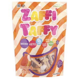 Zollipops Zaffi® Taffin Laranja e Creme 142 g (5 oz)