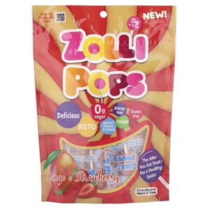 Zollipops Suckers Manga + Morango 147 g (52 oz)