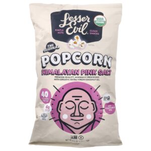 LesserEvil Pipoca Sal Rosa do Himalaia 130 g (46 oz)