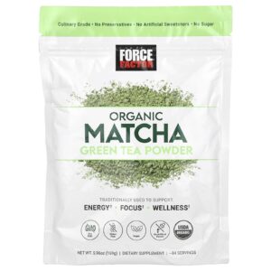 Force Factor Chá Verde Matcha Orgânico em Pó 169 g (596 oz)