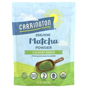 Carrington Farms Matcha Orgânico em Pó 99 g (35 oz)