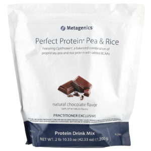 Metagenics Ervilha e Arroz Perfect Protein® Chocolate Natural 1.200 g (2 lb 1033 oz)
