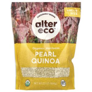 Alter Eco Quinoa em Pérola Orgânica Heirloom Pearl 624 g (22 oz)