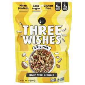 Three Wishes Granola sem Grãos Original 227 g (8 oz)