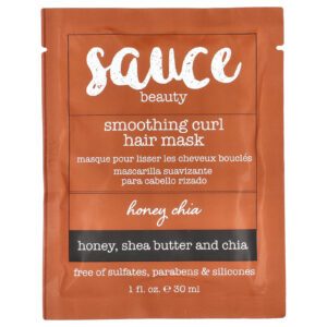 Sauce Beauty Máscara Suavizante para Cabelos Cachos Mel e Chia 30 ml (1 fl oz)
