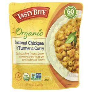 Tasty Bite Cúrcuma e Grão-de-Bico Orgânicos ao Curry 285 g (10 oz)