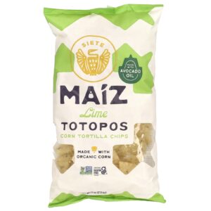 Siete Maiz Totopos Tortilhas de Milho Chips Limão 2126 g (75 oz)