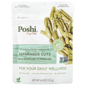 Poshi Easy Chef Cortes de Aspargos com Alecrim e Orégano 125 g (44 oz)