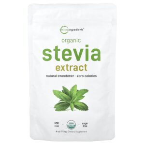 Micro Ingredients Extrato de Estévia Orgânica 113 g (4 oz)