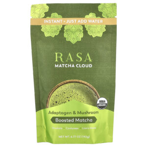 Rasa Matcha Reforçado com Adaptogênico e Cogumelo Instantâneo Matcha Nuvem 192 g (677 oz)