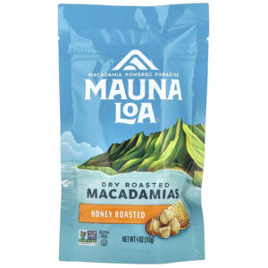 Mauna Loa Macadâmias Torradas a Seco Torradas com Mel 113 g (4 oz)