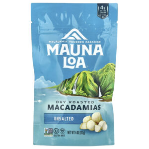 Mauna Loa Macadâmias Torradas a Seco Sem Sal 113 g (4 oz)