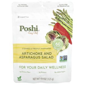 Poshi Easy Chef Salada de Alcachofra e Espargos 125 g (44 oz)