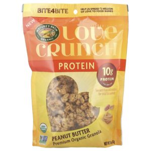 Natures Path Love Crunch® Proteína Granola Orgânica Premium Manteiga de Amendoim 312 g (11 oz)