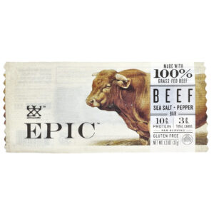 Epic Bar Beef Bar Sal + Pimenta 37 g (13 oz)