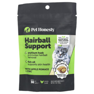 Pet Honesty Suporte para Bola de Pelo Para Gatos Frango 100 g (37 oz)