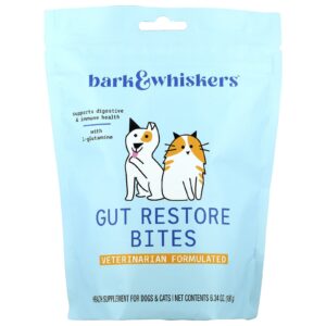 Dr. Mercola Bark & Whiskers™ Gut Restore Bites Para Cães e Gatos 180 g (634 oz)