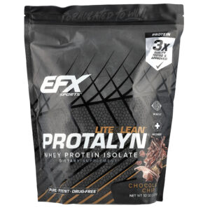 EFX Sports Isolado de Proteína Whey Protalyn® Gotas de Chocolate 907 g (2 lb)