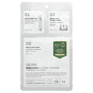 VT Cosmetics Máscara de Beleza em 3 Etapas All In One da Reedle Shot Kit com 3 Unidades