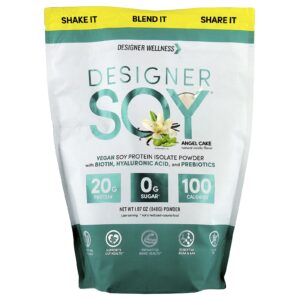 Designer Wellness Designer Soy® em Pó Bolo de Anjo 848 g (187 oz)