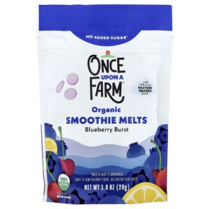 Once Upon A Farm Smoothie Orgânico Melts Bebê Explosão de Mirtilo 28 g (1 oz)