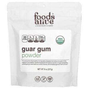 Foods Alive Goma de Guar em Pó 227 g (8 oz)