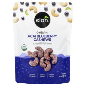 Elan Mirtilos e Castanhas de Caju Orgânicos 53 (150 g)