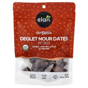 Elan Tâmaras Deglet Nour Orgânicas Sem Caroço 185 g (65 oz)
