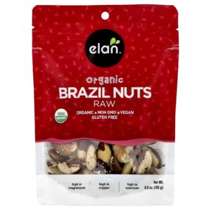 Elan Castanhas-do-Pará Orgânicas Cruas 185 g (65 oz)