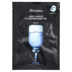 JM Solution Water Luminous SOS Máscara de Beleza Plus Preta 1 Unidade 35 ml