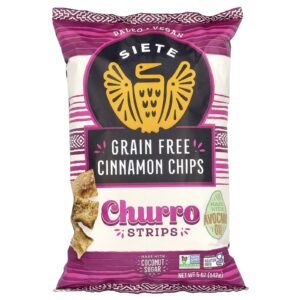Siete Chips de Canela Sem Grãos Tiras Churros 142 g (5 oz)