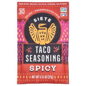 Siete Tempero de Taco Picante 37 g (131 oz)