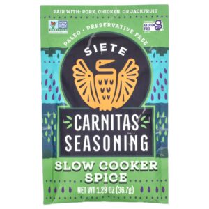 Siete Tempero Carnitas Tempero de Cozinhar Lentamente 367 g (129 oz)